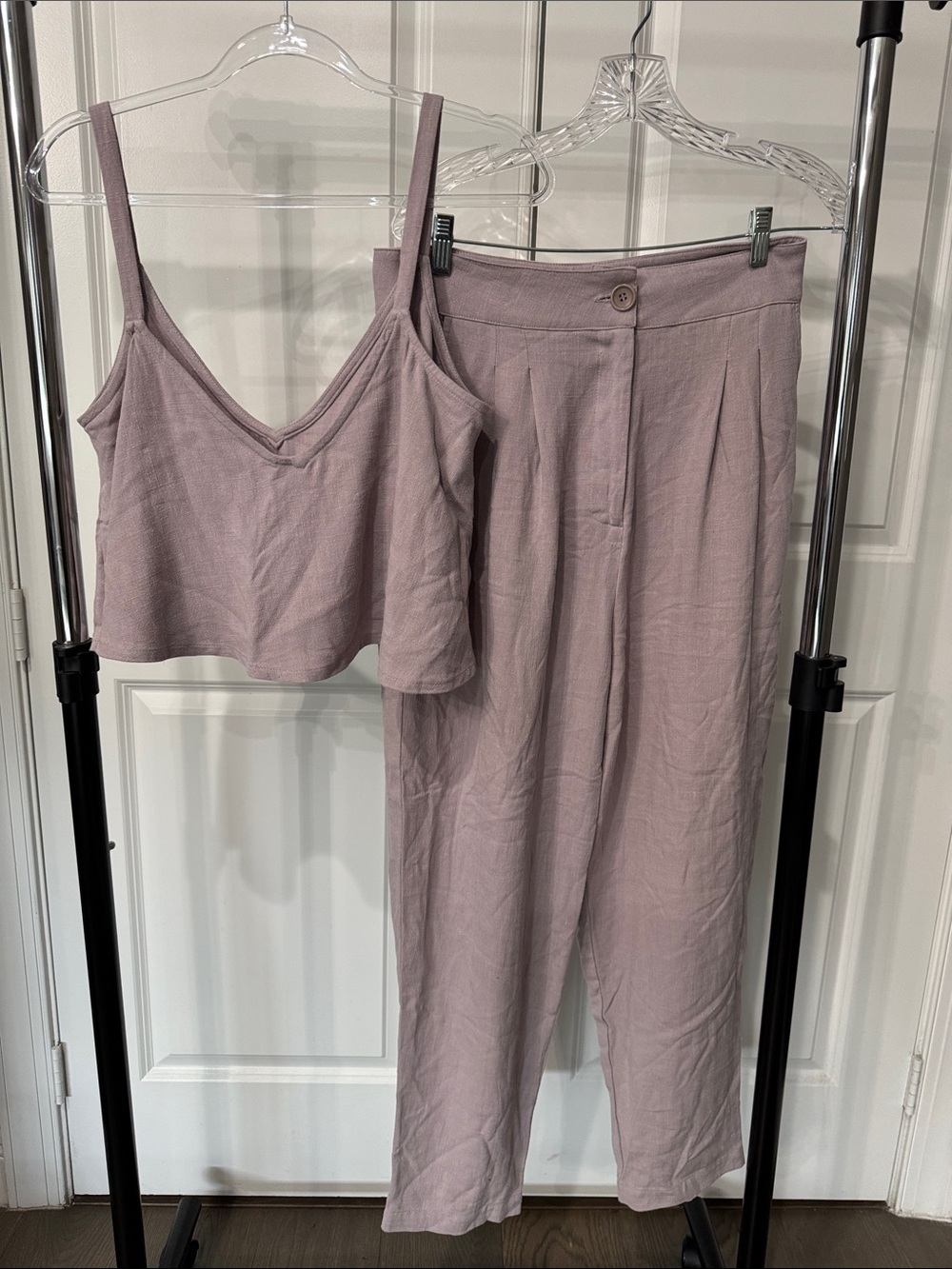 Rachel Pally Women's Lavender Pants with Matching Cropped Tank